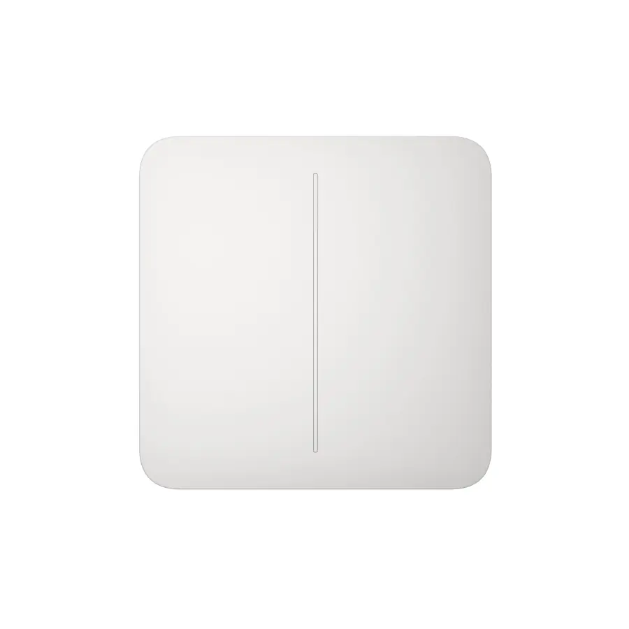 Ajax SoloButton dvoutlačítkový, bílá